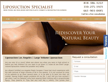 Tablet Screenshot of extremeliposuction.com